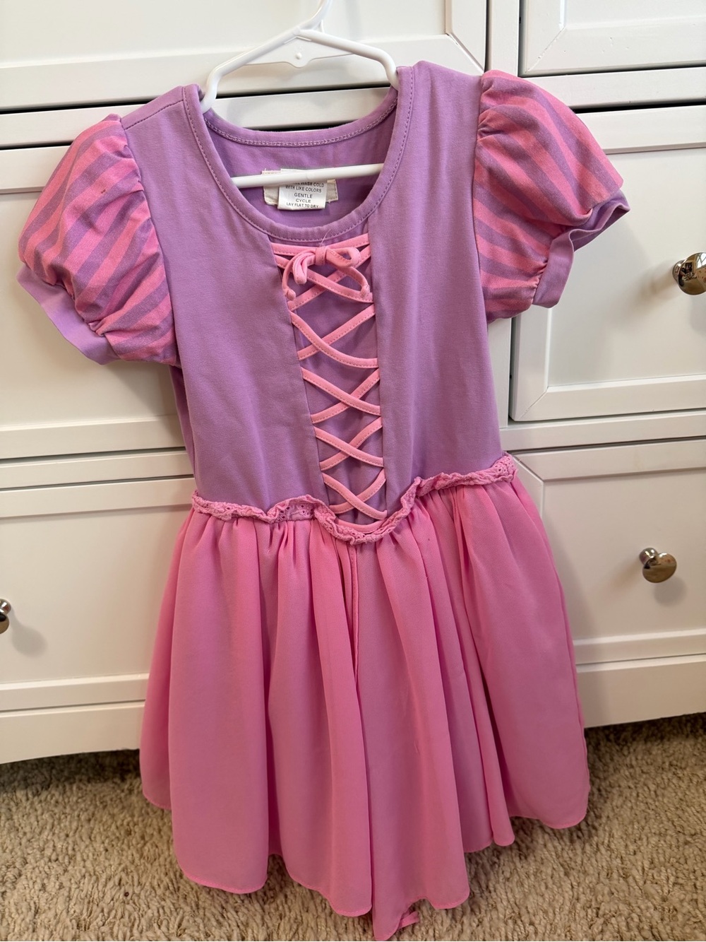 Taylor Joelle Girls Purple Pink Princess Rapunzel Dress - Disney dress costume 4